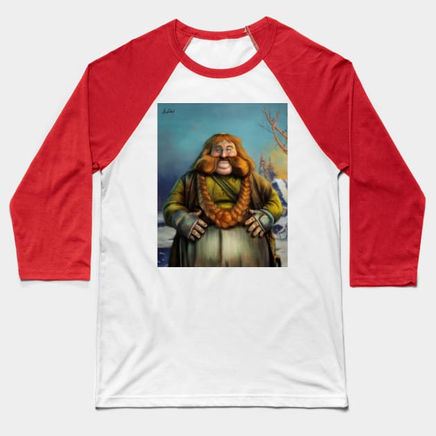 Bombur Baseball T-Shirt by Artofokan